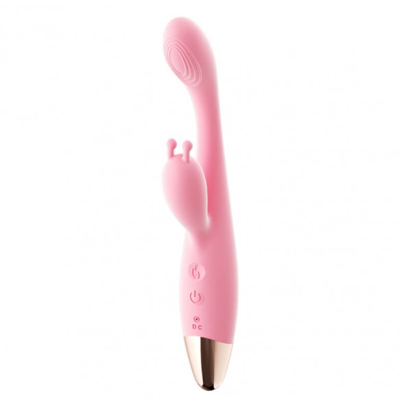 MizzZee - Little Crown Dual Vibrating Heating Wand (Chargeable - Pink)